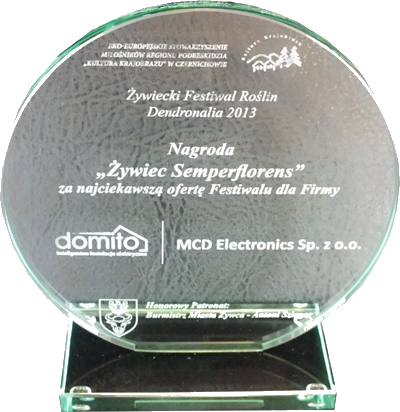 Dendronalia 'Żywiec Semperflorens' FESTIVAL 2013 AWARD FOR THE MOST INTERESTING OFFER